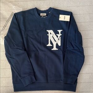 NYON New York or Nowhetr Navy Blue NY Logo Men's Crewneck.